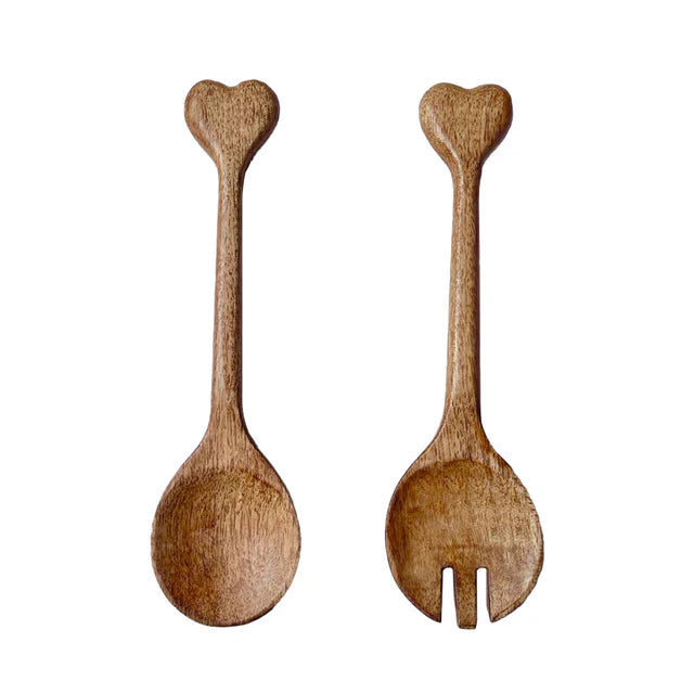 Coppia di mestoli cuore