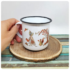Mug in metallo Autunno nel bosco