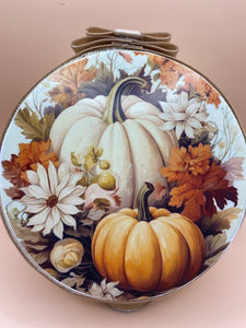 Tamburello autunnale fantasia di zucche