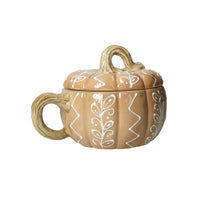 Carica l&#39;immagine nel visualizzatore di Gallery, Tazza zucca arancione con coperchio
