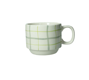 Tazza impilabile zucca e quadri