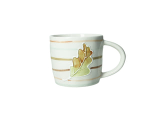 Coppia di mug zucca e foglia di quercia