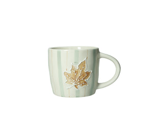 Coppia di mug zucca e foglia di vite