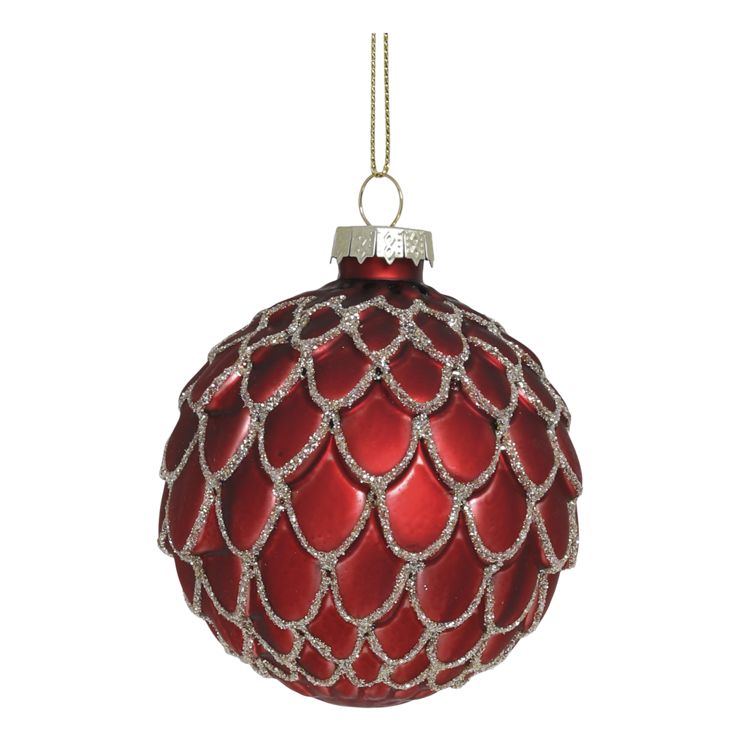 Sfera in vetro da appendere