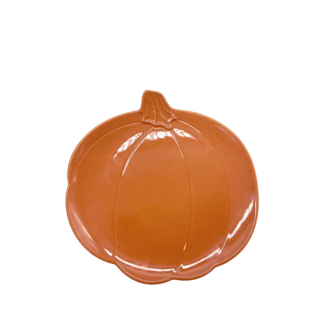 Piatto dolce zucca arancione