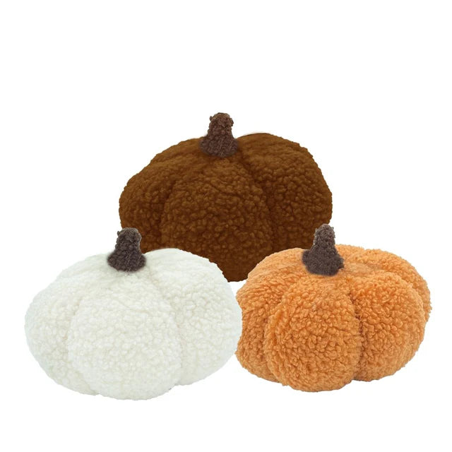 Zucca Teddy grande in tessuto