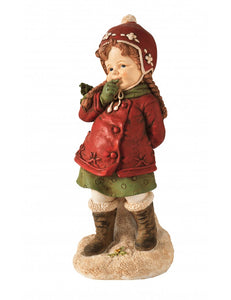 Bimba con cappellino
