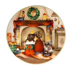 Piatto piano Cuccioli Bimbi con caminetto