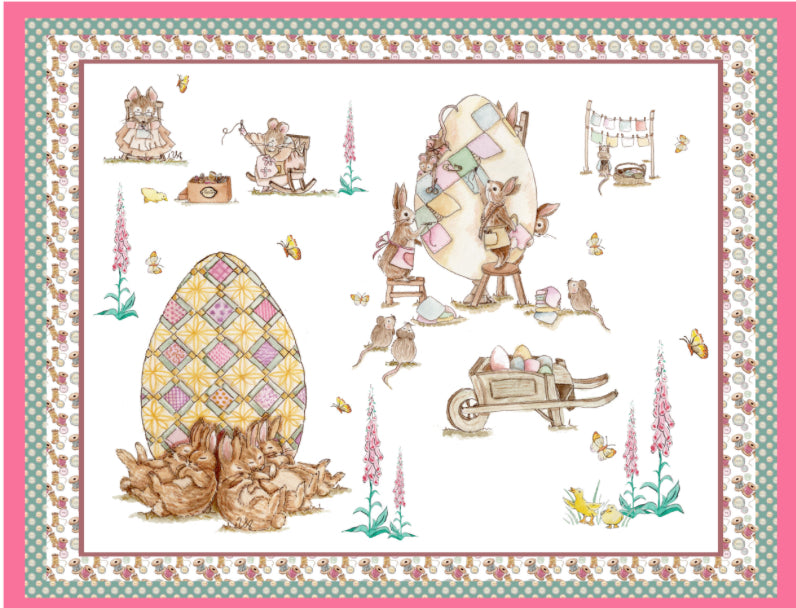Tovaglietta colazione easter patchwork