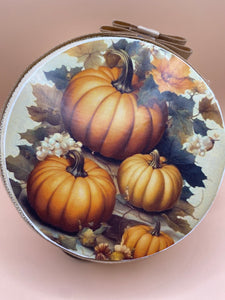 Tamburello autunnale zucchette arancioni