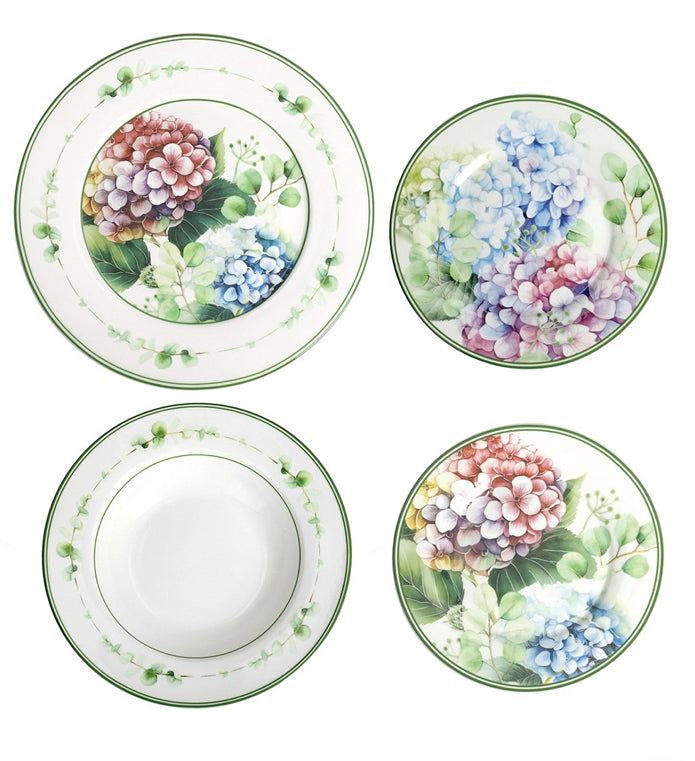Servizio tavola Flora 18 pezzi