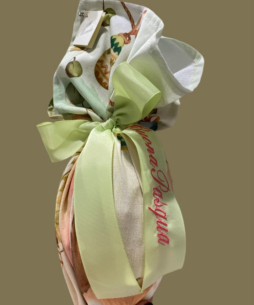 Uovo cioccolato fondente 300 gr + canovaccio