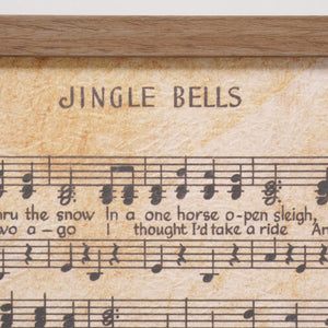 Quadro con spartito Jingle Bells