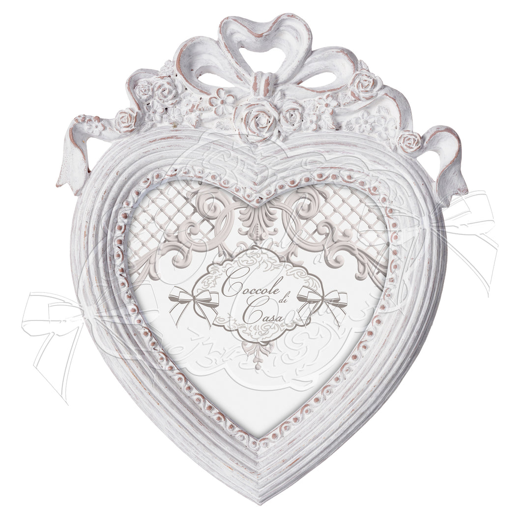 Cornice portafoto cuore Bow