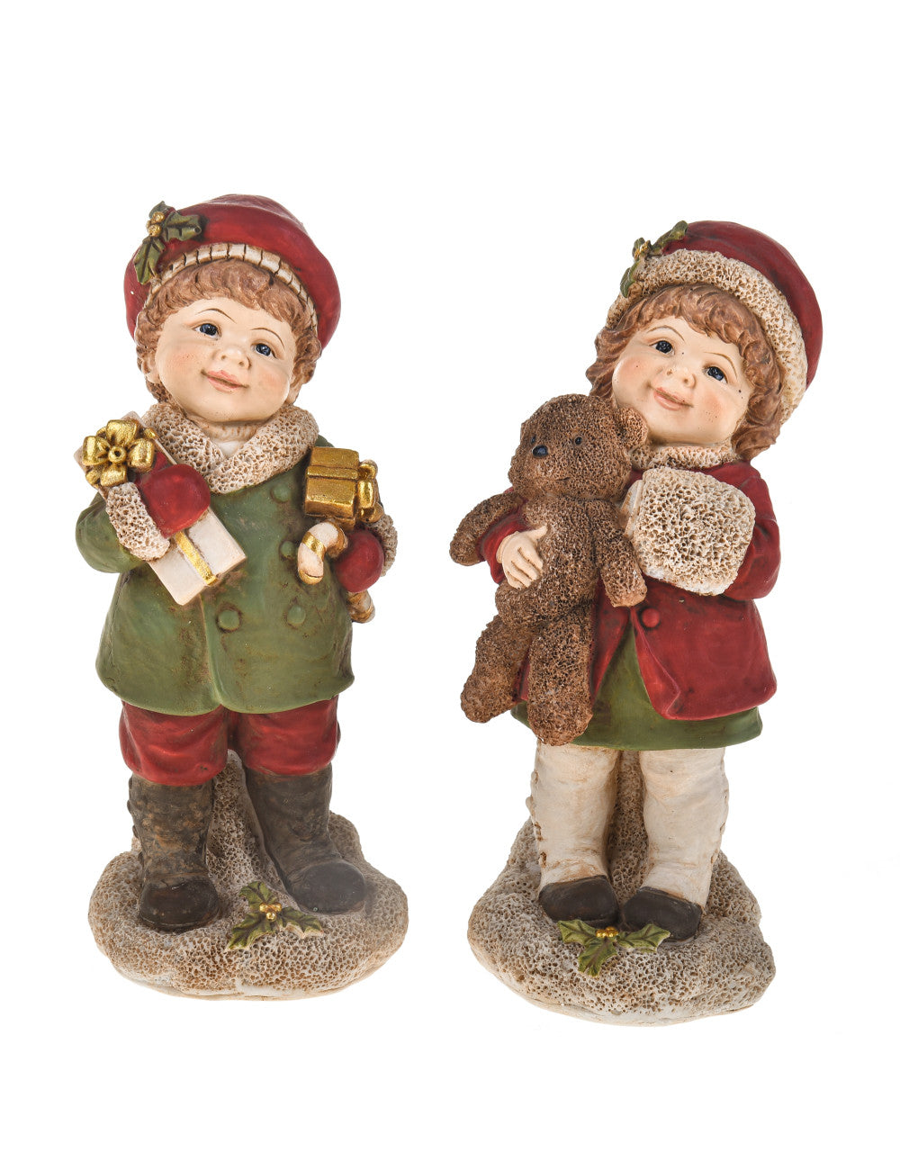 Coppia di bimbi con doni