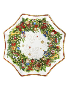 Vassoio stella Christmas