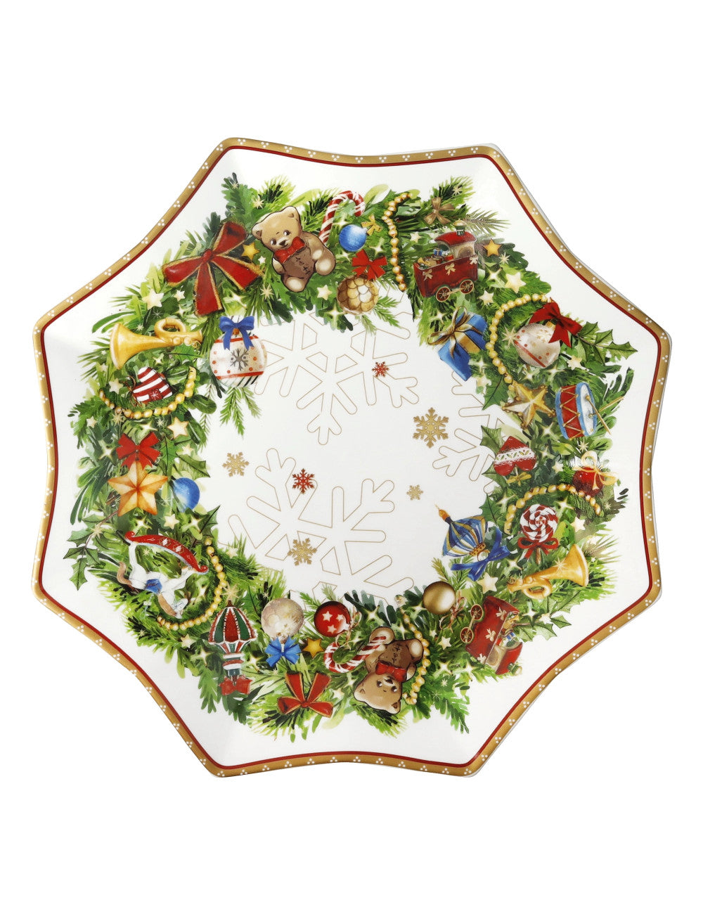 Vassoio stella Christmas