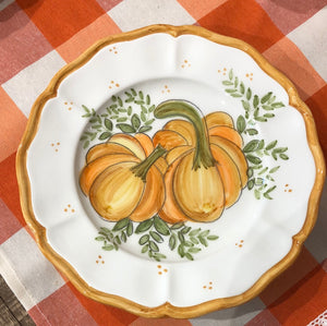 Piatto artigianale zucca