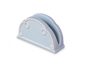Portatovaglioli in ceramica azzurro